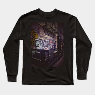 Bedford Avenue Williamsburg Brooklyn NYC Long Sleeve T-Shirt